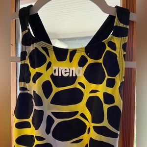 Arena swim tech suit worn for one race.